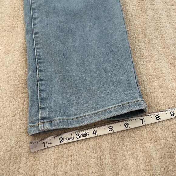 Nine West Slim Straight Blue Jeans 12 - Picture 6 of 11